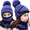 Ensemble bonnet d'hiver (bonnet, écharpe, masque)