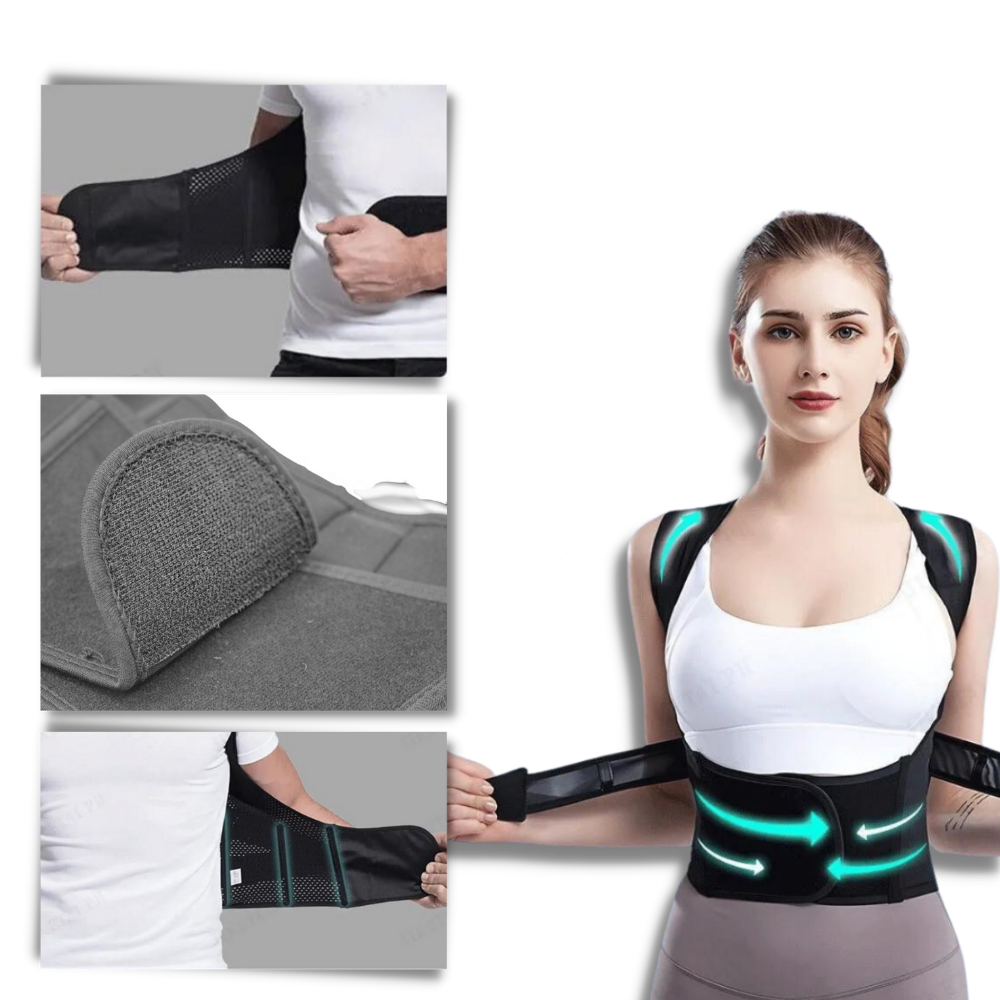 Correcteur de Posture Intelligent réglable vibrante