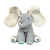 Peluche Éléphant interactif Peek a Boo -Oreilles blanches - Ouistiprix