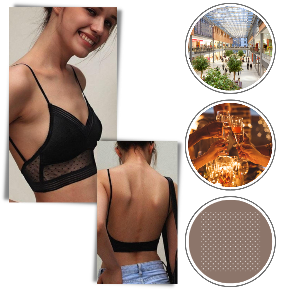 Soutien-gorge invisible en dentelle pour un style homogène - Ouistiprix