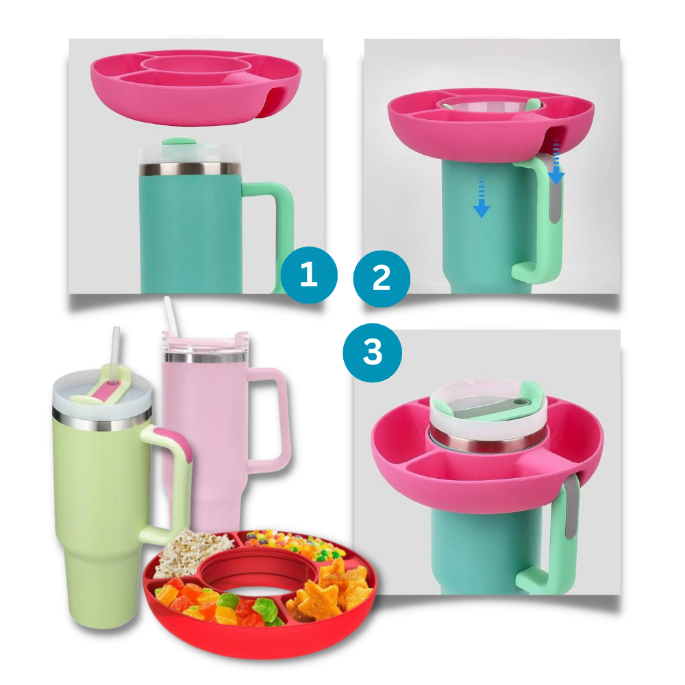 Anneau à collation pour Mug Stanley en Silicone - Ouistiprix